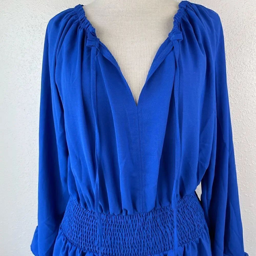 Blue Tunic Size L EUC - Picture 2 of 6